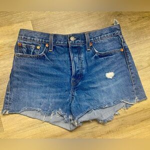 LEVIS | Blue Cutoff Shorts Size 29